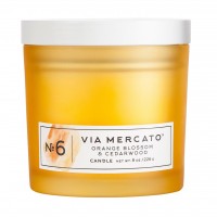 VIA MERCATO CANDLE NO.6 - FIG, ORANGE BLOSSOM & CEDARWOOD (8OZ)