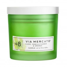 VIA MERCATO CANDLE NO.8 - CLOVE, VANILLA FLOWER & ORANGE (8OZ)