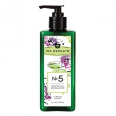 VIA MERCATO LIQUID HAND SOAP NO 5 - WATERLILY & SANDALWOOD