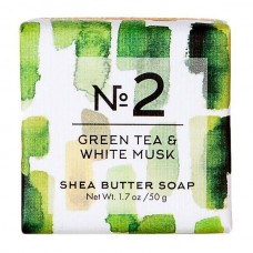 VIA MERCATO NO.2 MINI SOAP - GREEN TEA & WHITE MUSK (50G)