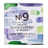 VIA MERCATO NO.9 MINI SOAP - GRAPE, BLACKCURRANT & MUSK (50G)